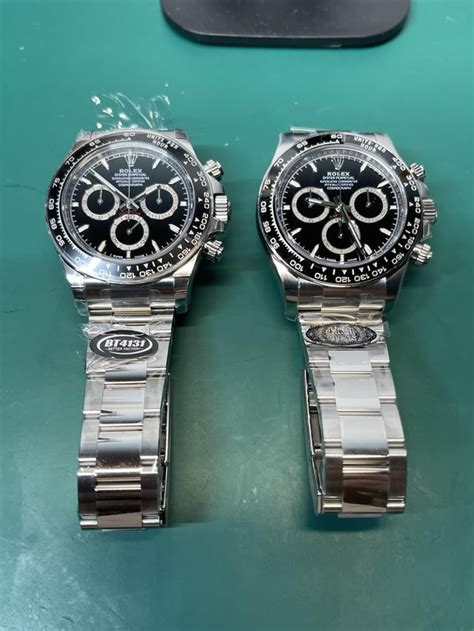 Clean vs BTF 126500LN Black Dial (Rep Comparison) : .